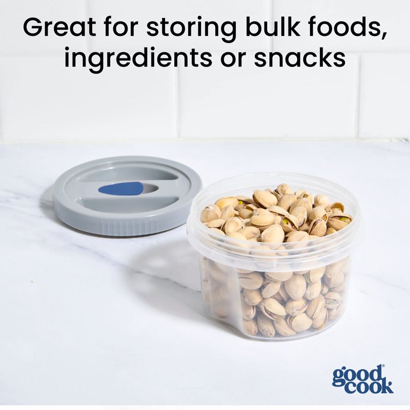 16oz Food Storage Container Set - 6 Piece with Vented Lids