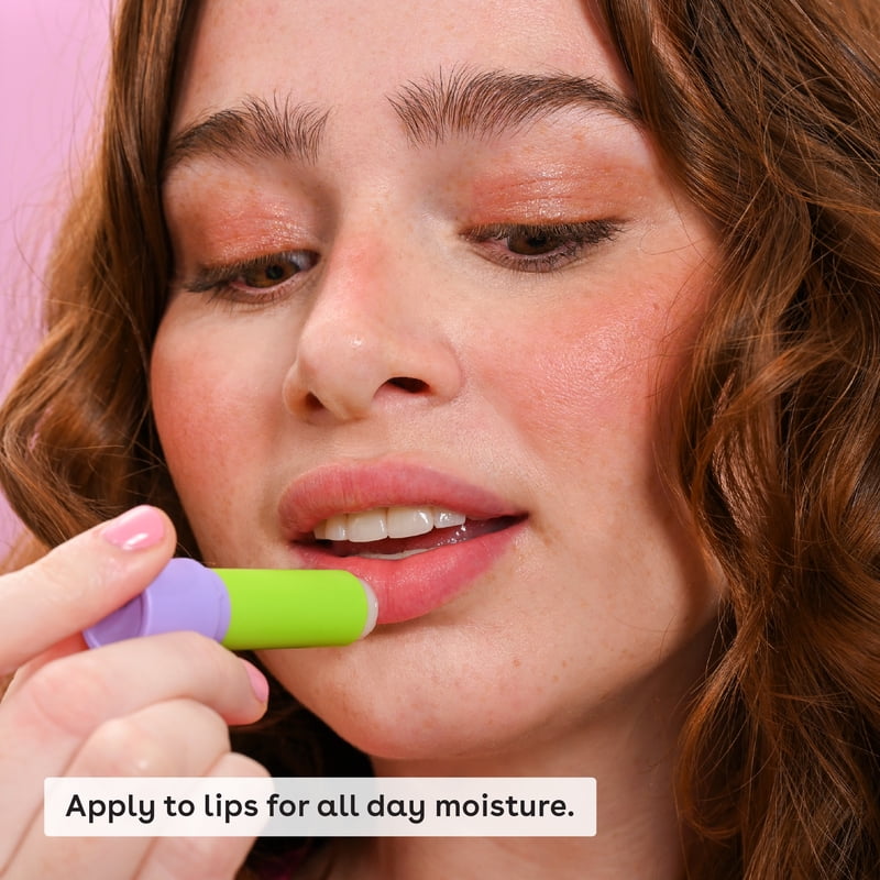Hydrating Lip Balm Stick Set - Drink-Inspired Fruity Flavors - 2 Pack
