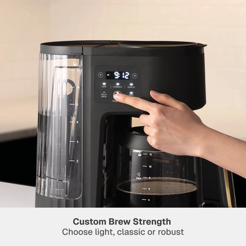 12-Cup Programmable Drip Coffee Maker with 60oz Reservoir - Slate Grey