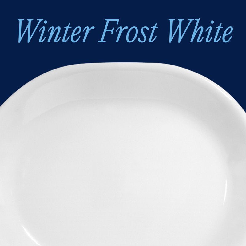 12.25" Winter Frost White Serving Platter - Single
