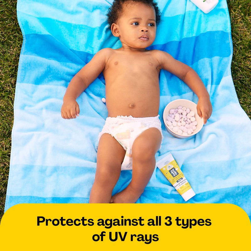 Baby Mineral Sunscreen Lotion SPF 55+ with Prebiotics - 3 oz