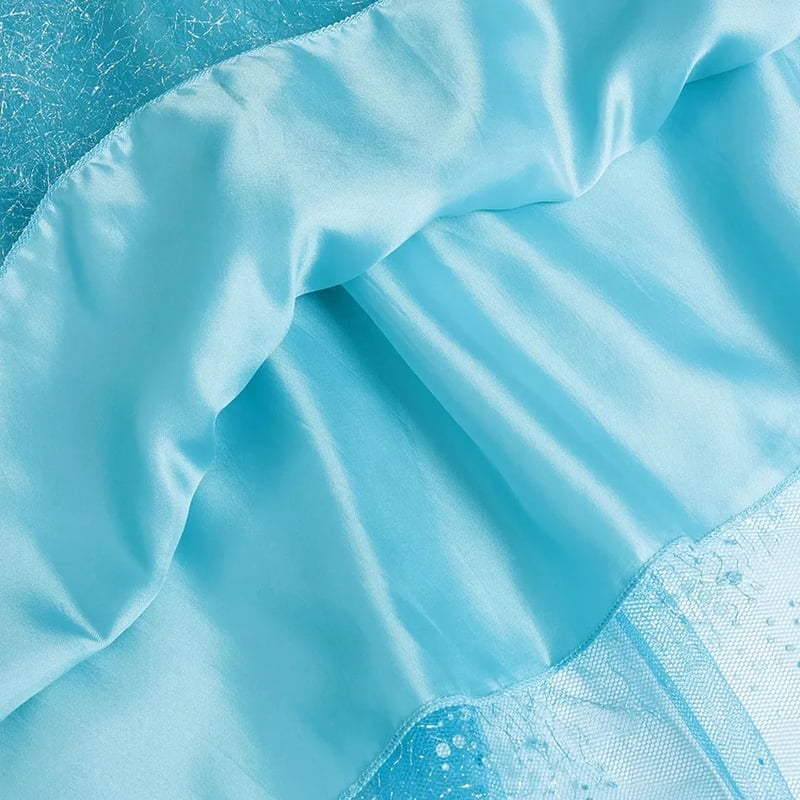 Girls Princess Costume with Accessories - Snow Queen Cosplay Dress 2-12T Variation of Dress+Accessories 150(9-10T)