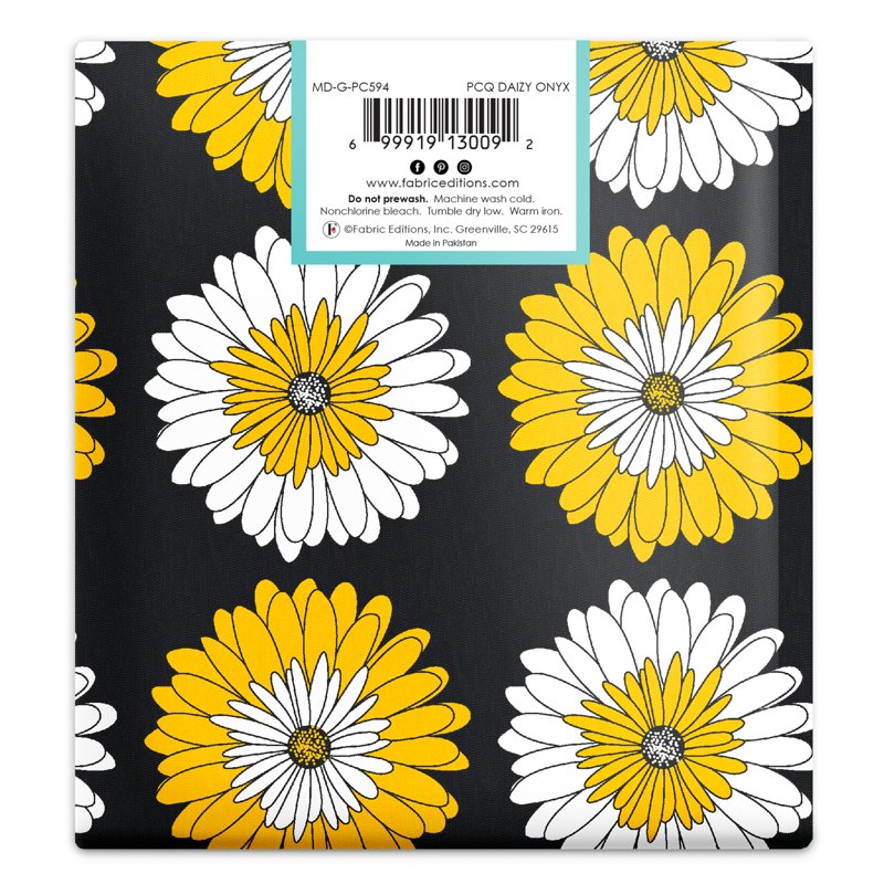 Yellow Cotton Fat Quarter for Quilting & Sewing - 18x21 Inches - Single Create It