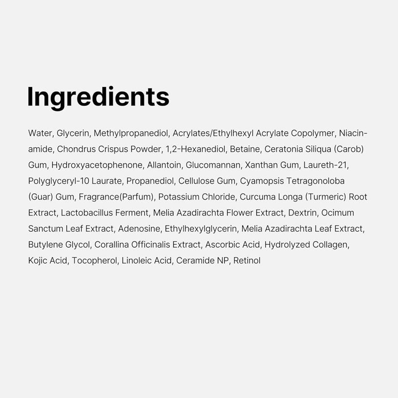 Kojic Acid & Turmeric Brightening Gel Masks - 4 Pack