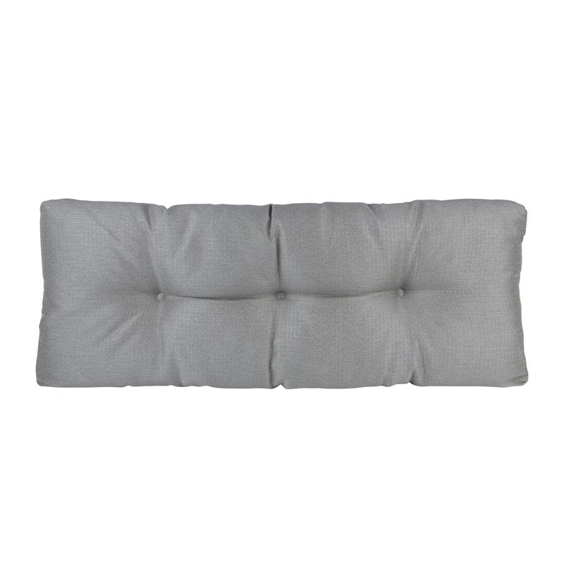 35-Inch Universal Bench Cushion - Gray Non-Slip Comfort