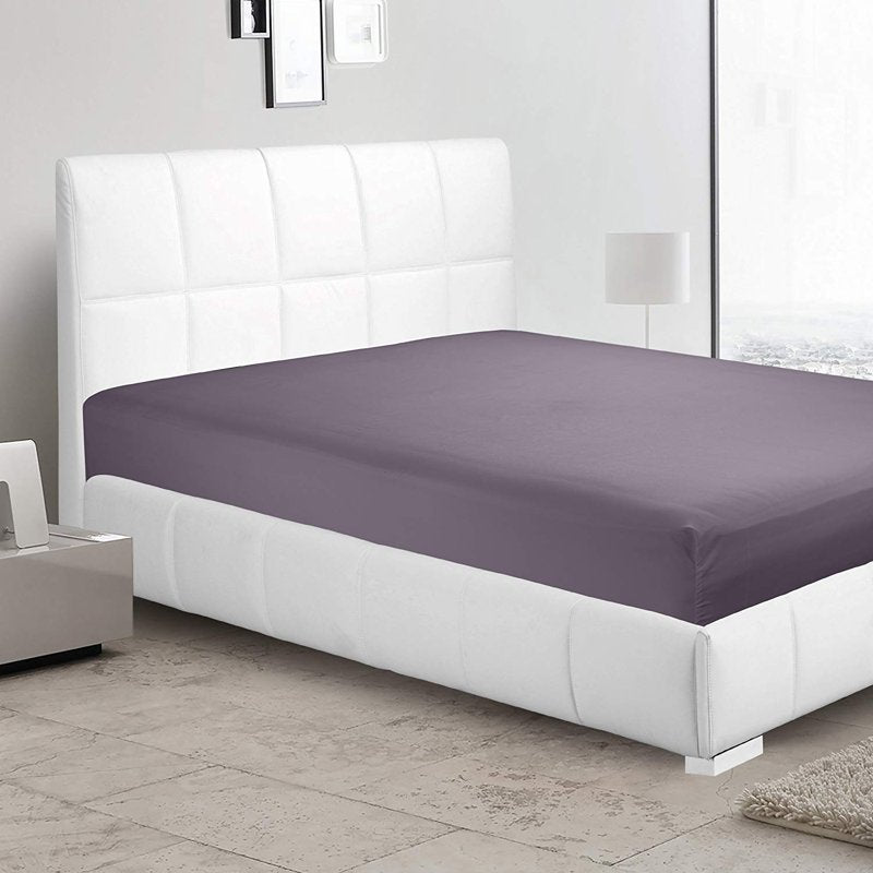 Twin XL Fitted Sheet - Premier 1800 Collection Eggplant Purple