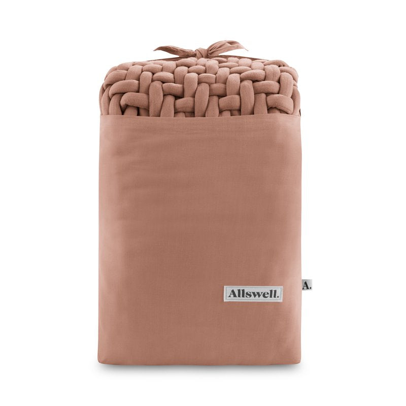 Allswell Weighted Knit Throw Blanket - Savanna Taupe 15 lbs