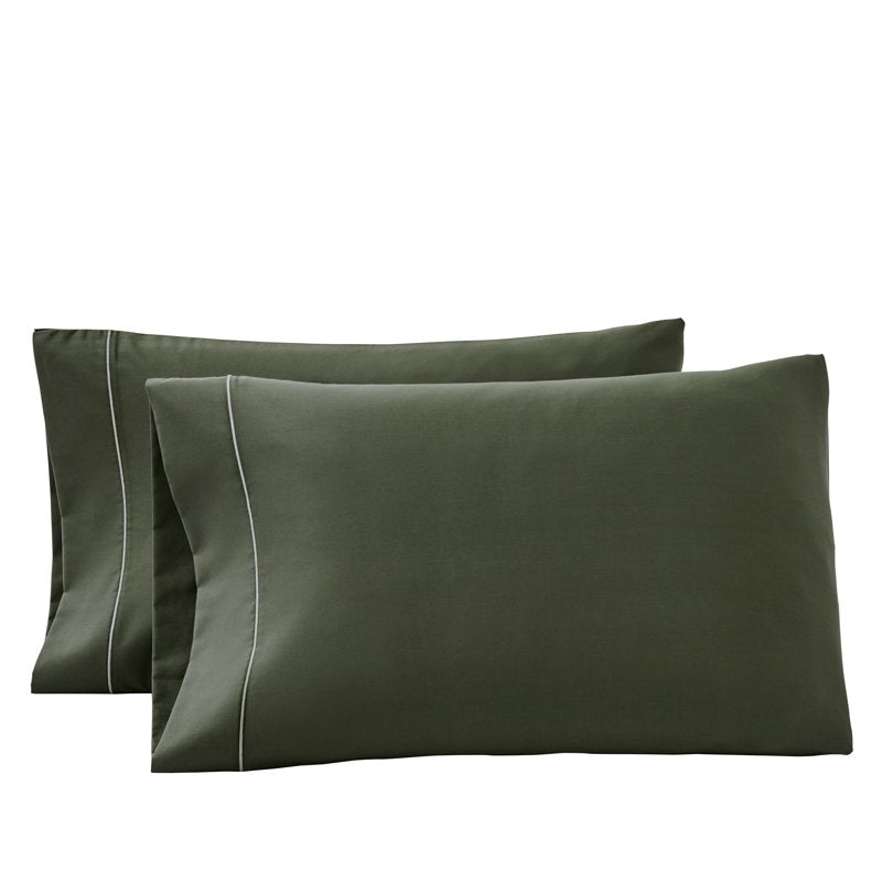 Cotton Pillowcase Set - Sea Turtle Pattern, King Size, 400 Thread Count