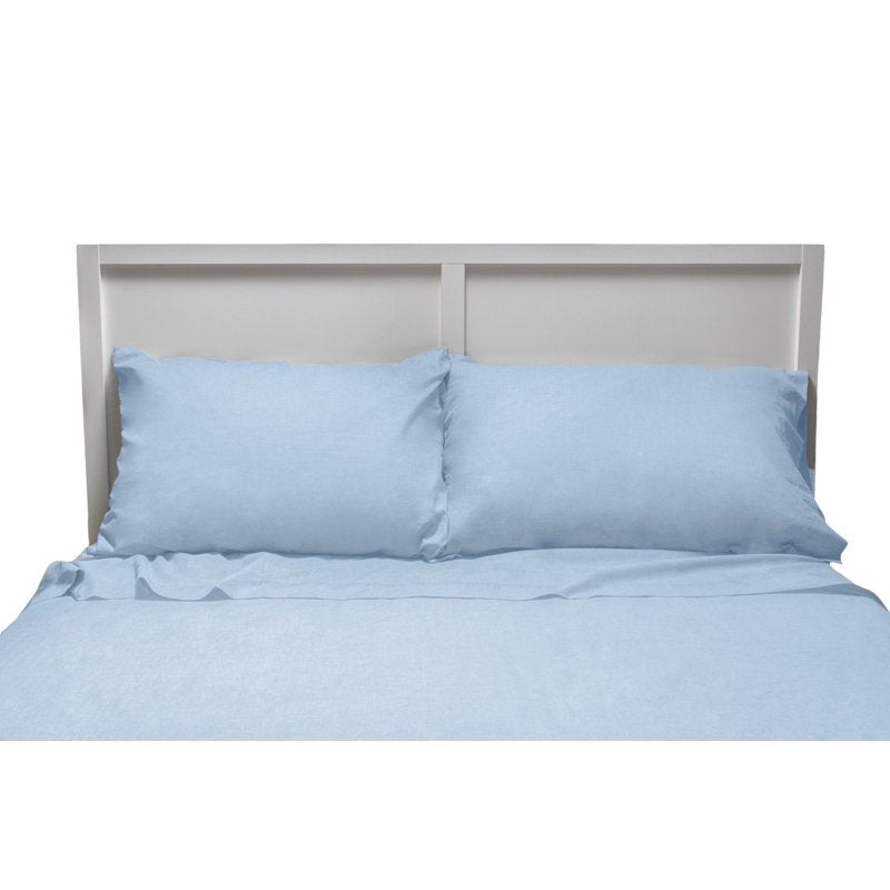 Full Sheet Set - 300 Thread Count Cotton in Cool Blue, 4-Piece, Variation of THIS listing