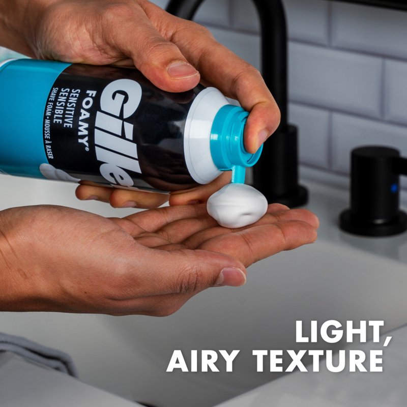 Sensitive Shaving Foam for Men - Hydrating & Comfort Glide Formula