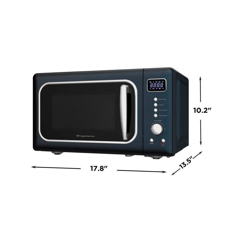 Retro Countertop Microwave Oven - 0.7 Cu. ft., 700 Watts, Azure