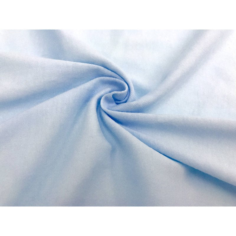 Blue Fitted Mini Crib Sheet 38x24 Inches - Soft & Breathable Cotton, Pack N Play Compatible