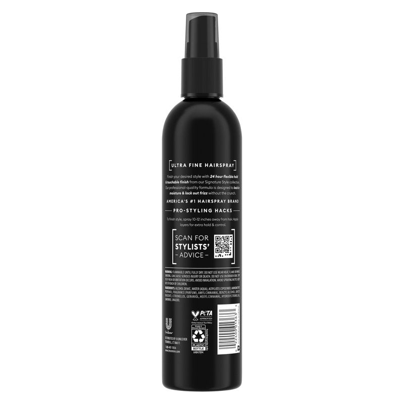 Ultra Fine Non-Aerosol Hairspray for 24-Hour Frizz Control, 10 Fl Oz