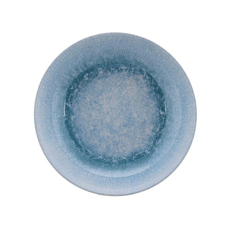 Reactive Blue 36 oz Bamboo Melamine Dinner Bowl - 8.7"