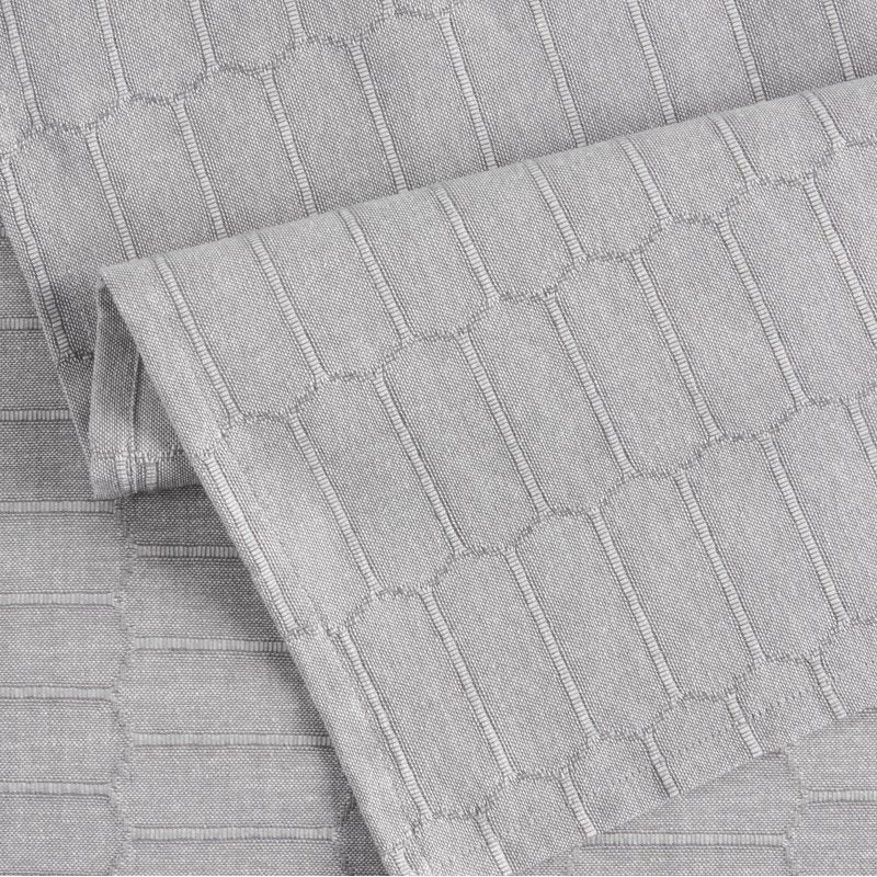 Honeycomb Modern Farmhouse Napkin Set - Charcoal Grey, 4-Pack