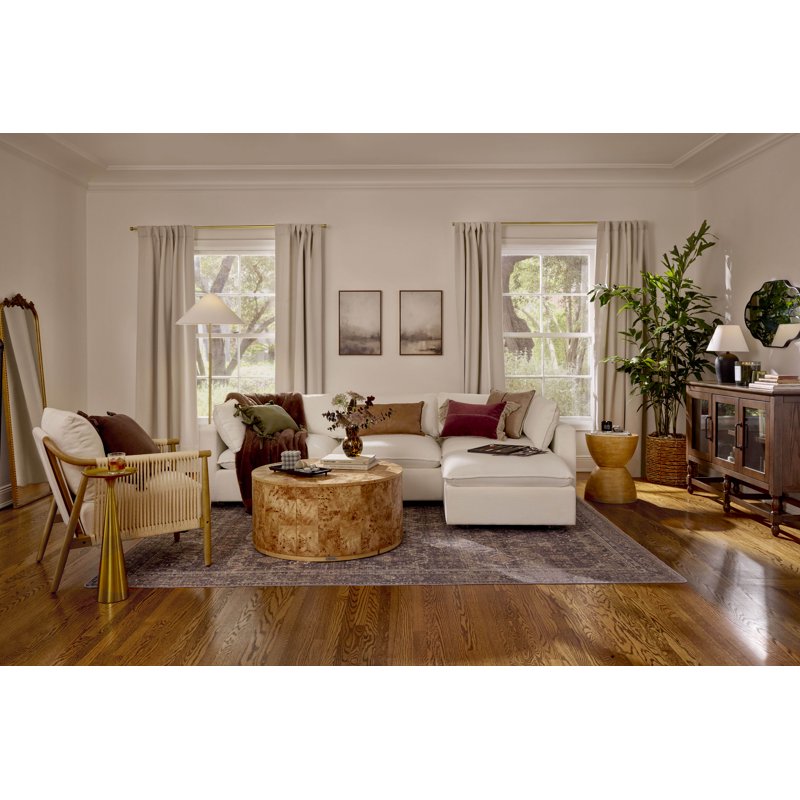 Mango Wood Hourglass End Table - Multiple Colors Available