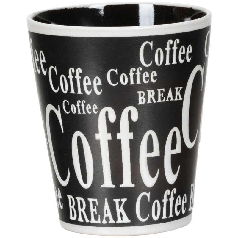 8-Piece Coffee Mug and Spoon Set - Assorted Colors, 13 oz