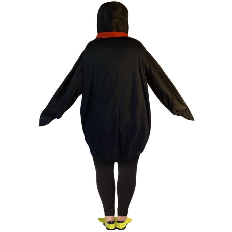 Plus Size Penguin Halloween Costume for Women - Waddling Animal Suit
