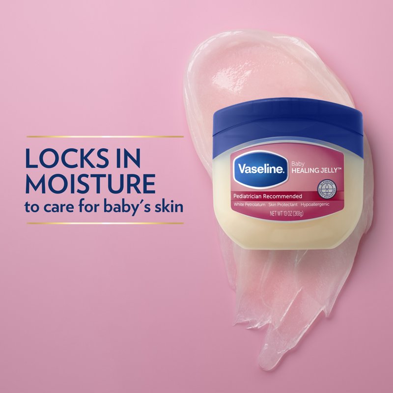 Petroleum Jelly for Baby Skin - 13 oz, Hypoallergenic Moisturizer
