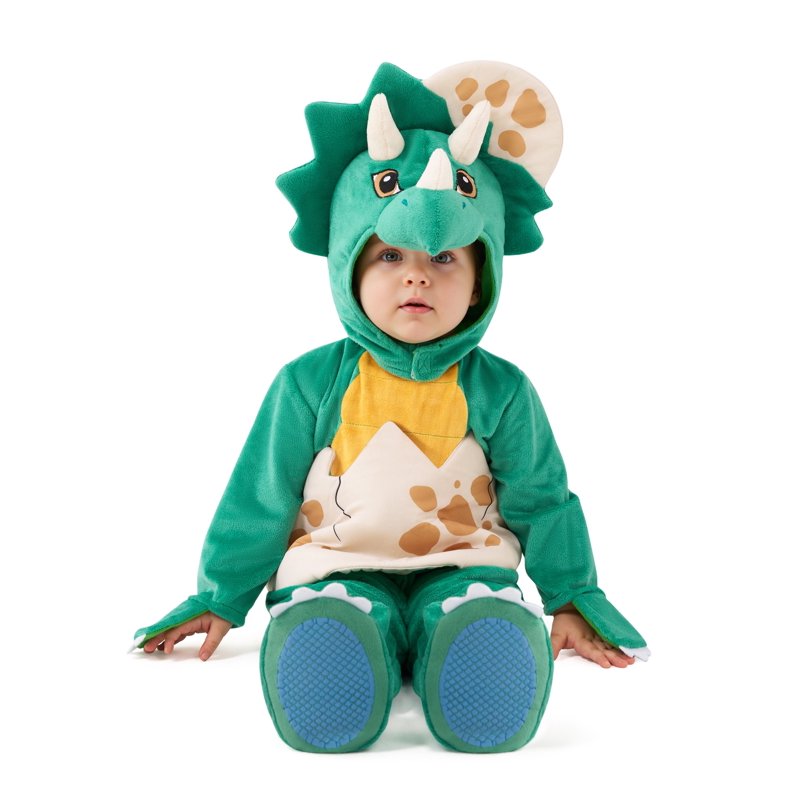Toddler Dinosaur Costume - Green T-Rex Outfit for 3-4 Years Old Halloween Dress Up