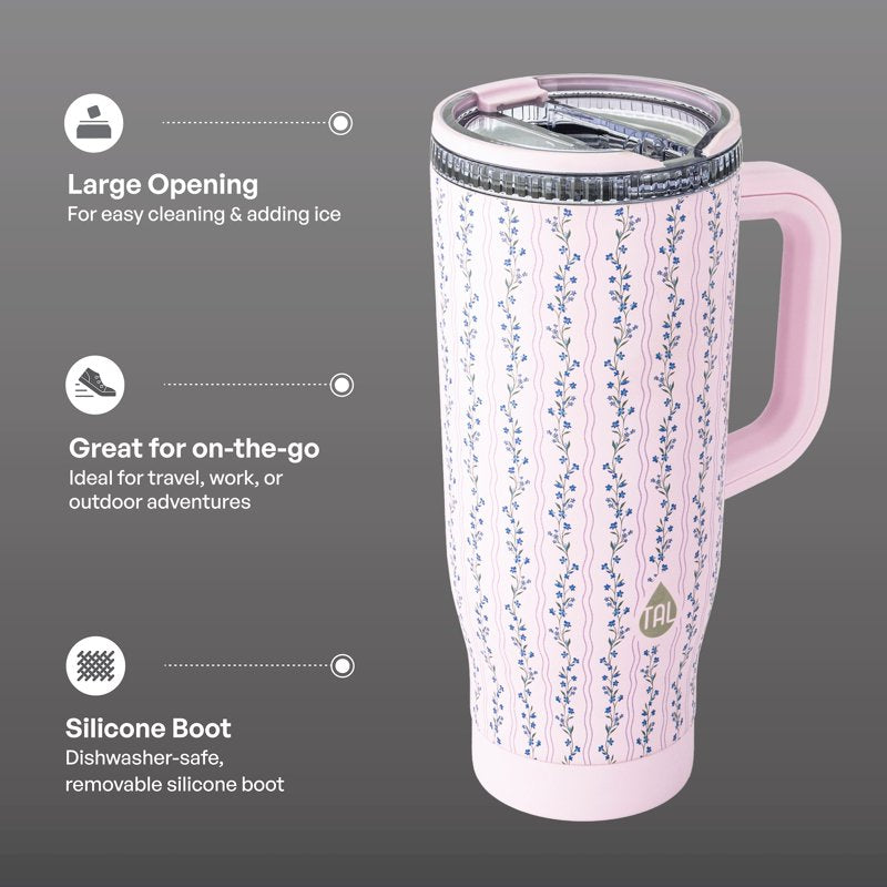 32oz Stainless Steel Skye Tumbler with Flip-Up Straw - Vine