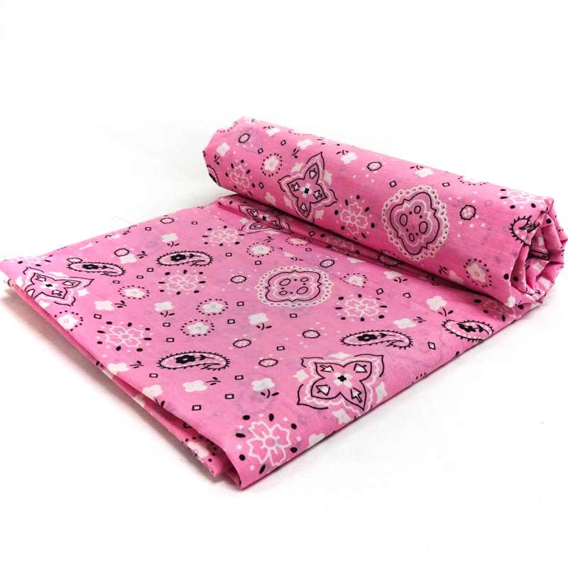 Pink Cotton Polyester Blend Fabric 44 Inch x 3 Yards for Craft & Sewing