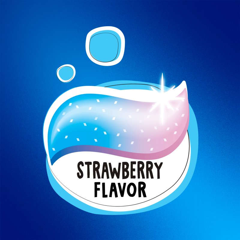 Advanced Kids Fluoride Toothpaste - Color Changing Strawberry - 4.2 oz