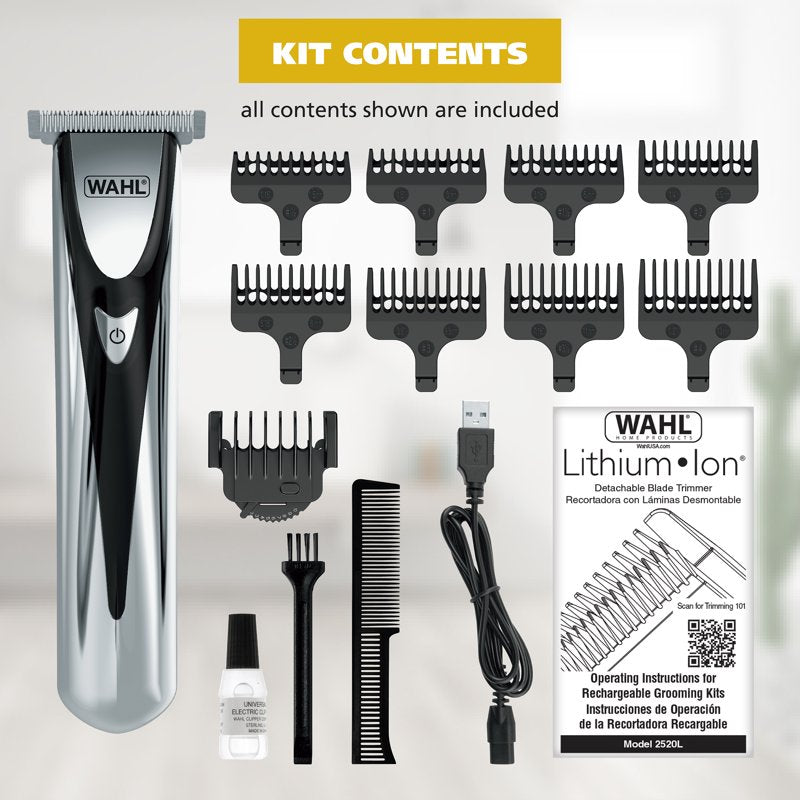 Lithium Beard Trimmer with USB Charging for Men - 19 Lengths