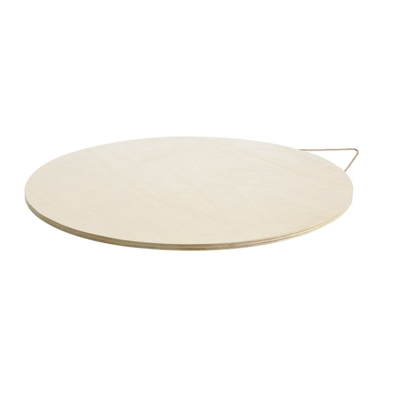 17.9-Inch Unfinished Round Wood Plaque for DIY Crafts and Home Decor