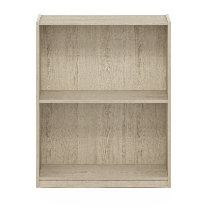 2-Tier Open Shelf Bookcase - Metropolitan Pine Finish