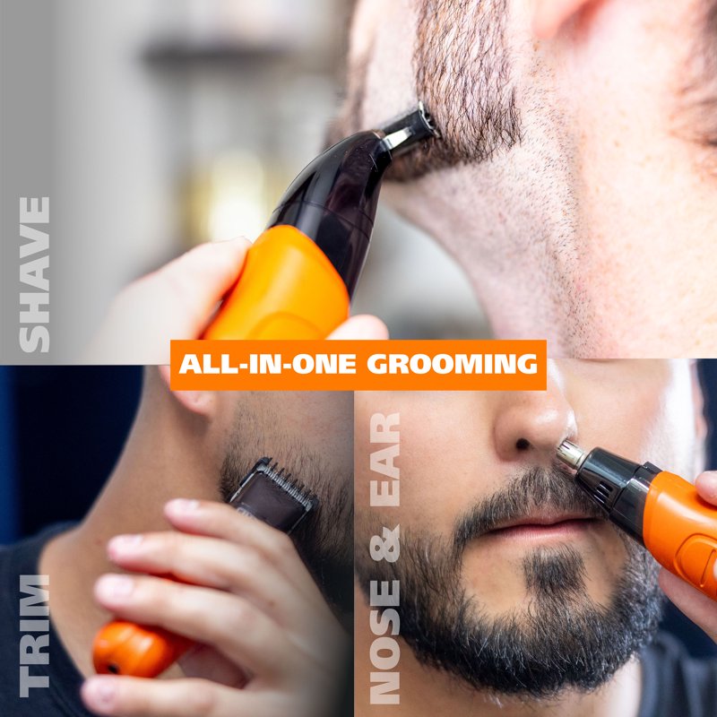 Hybrid Electric Razor & Beard Trimmer for Men - Model 3028244