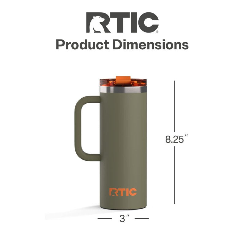 20 oz Insulated Ceramic Lined Travel Mug with Leak-Resistant Lid - Trailblazer