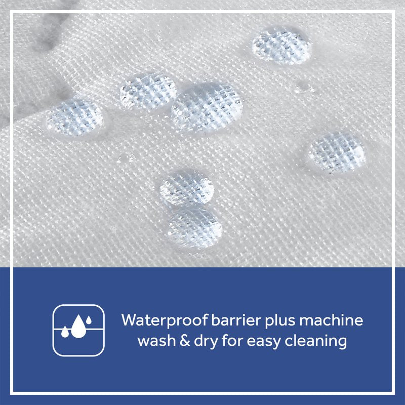 (4 Pack) Waterproof Crib Mattress Pad Cover - Stain & Moisture Protection, Hypoallergenic, Fits 52x28 Inches, SecureStay Fit