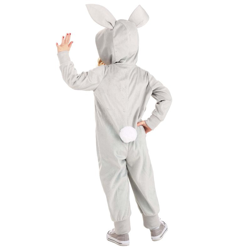 Toddler Funny Bunny Onesie 4T - Cute Kids Costume with Ears & Tail