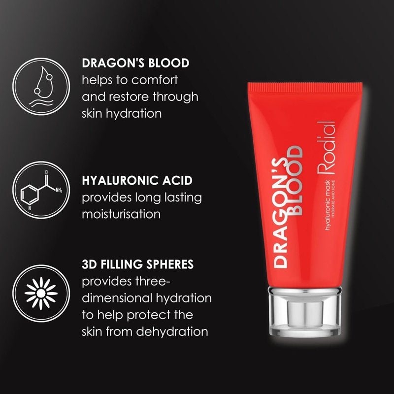 Hyaluronic Acid Gel Face Mask for Deep Hydration and Plumping, 50ml