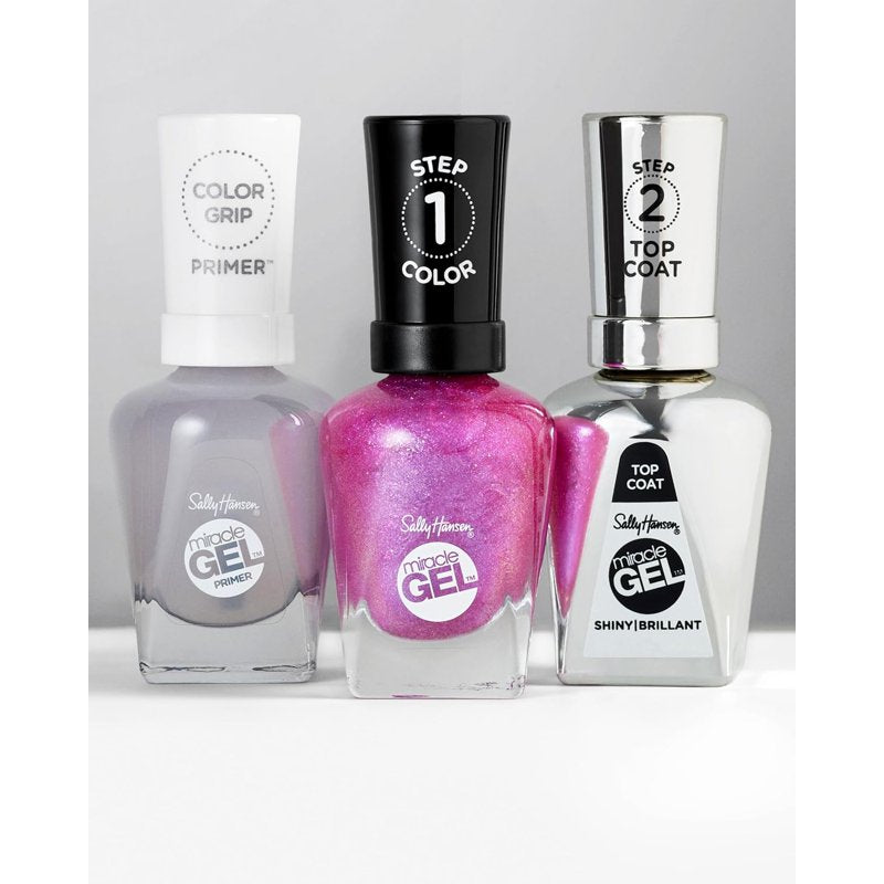 Miracle Gel Nail Polish - Fuchsia Fever, Chip-Resistant, 0.5 fl oz