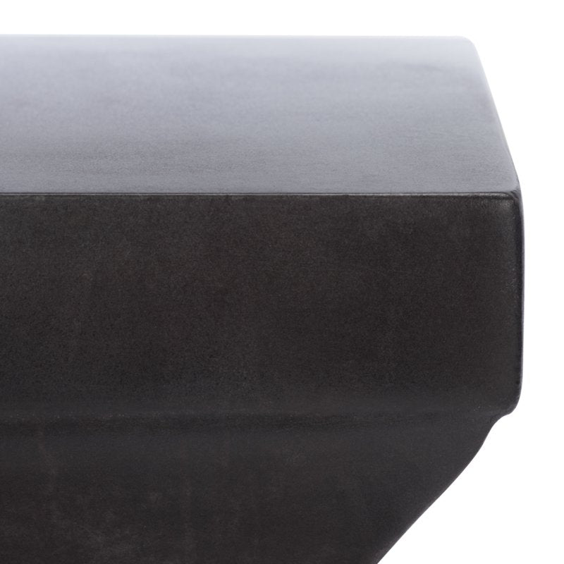 Curby Concrete Accent Stool - Modern Outdoor Furniture