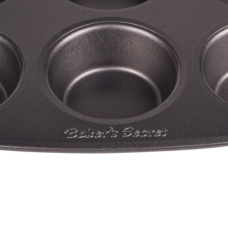 Nonstick Carbon Steel Muffin Pan - 12-Cup, Gray