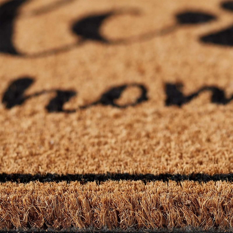Natural Coco Coir Doormat 19.7 x 31.5 Inches Welcome Home Pet Paw Border