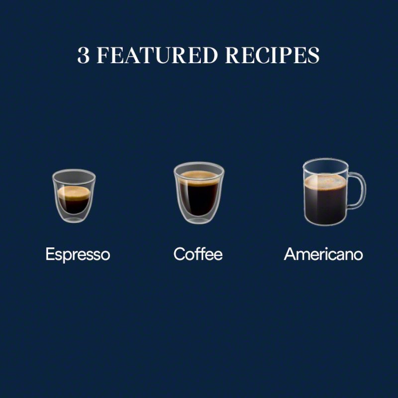 Automatic Espresso Machine with Manual Milk Frother - Black