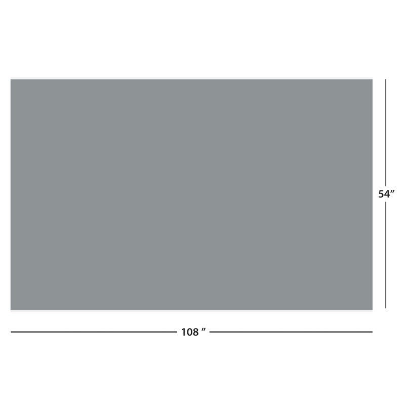 Silver Plastic Table Covers - 54 in x 108 in, 3 Count