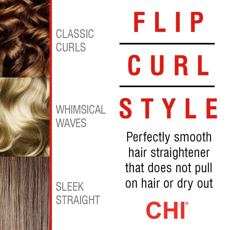 1-Inch Ceramic Hair Straightener Flat Iron - All-in-One Styling Tool