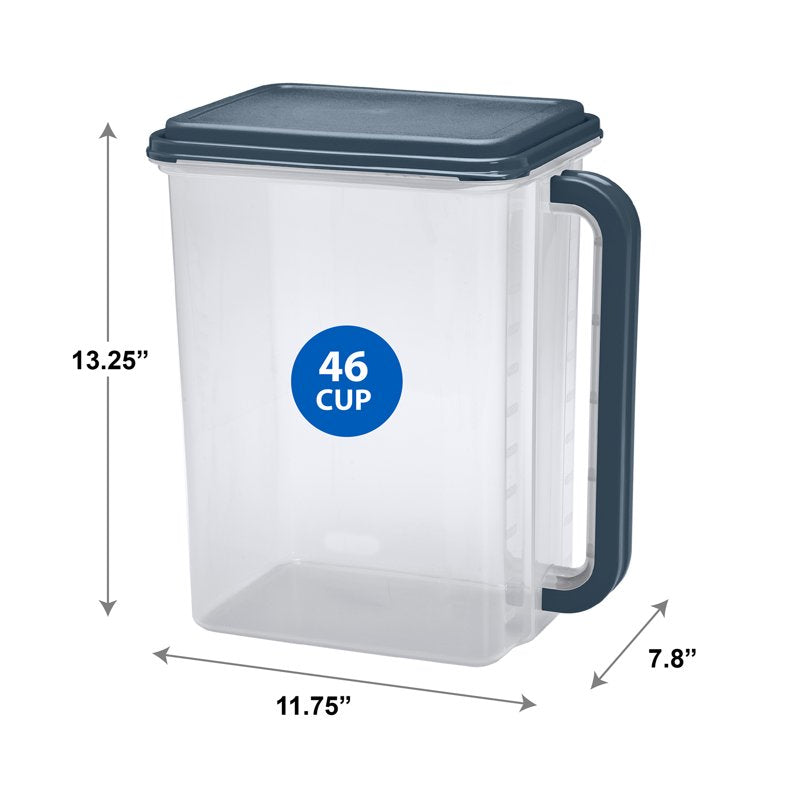 Extra-Large Food Storage Canister Set - 46 Cup Capacity, 2 Pack