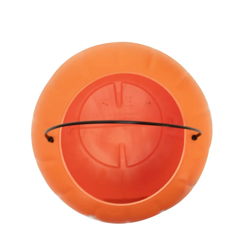 Halloween Pumpkin Buckets Set - 30 Orange Plastic Jack-o'-Lantern Buckets for Trick-or-Treating & Decor