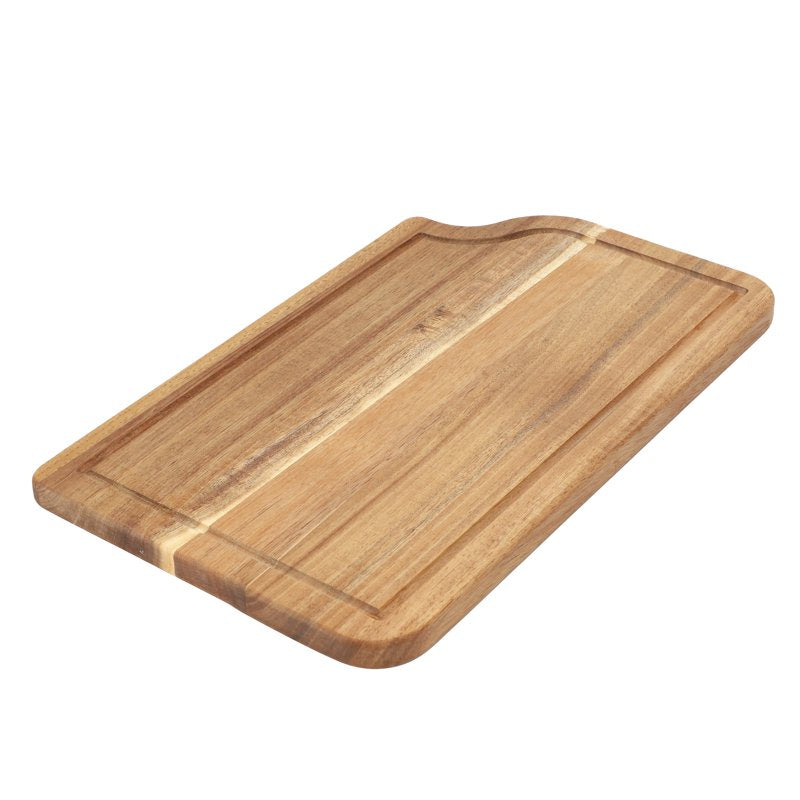 Acacia Wood Cutting Board - 14 x 8.5 Inch Light Brown