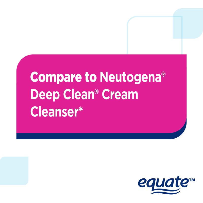 Deep Cleaning Cream Cleanser - 7 oz Face Wash for Dirt, Oil & Makeup