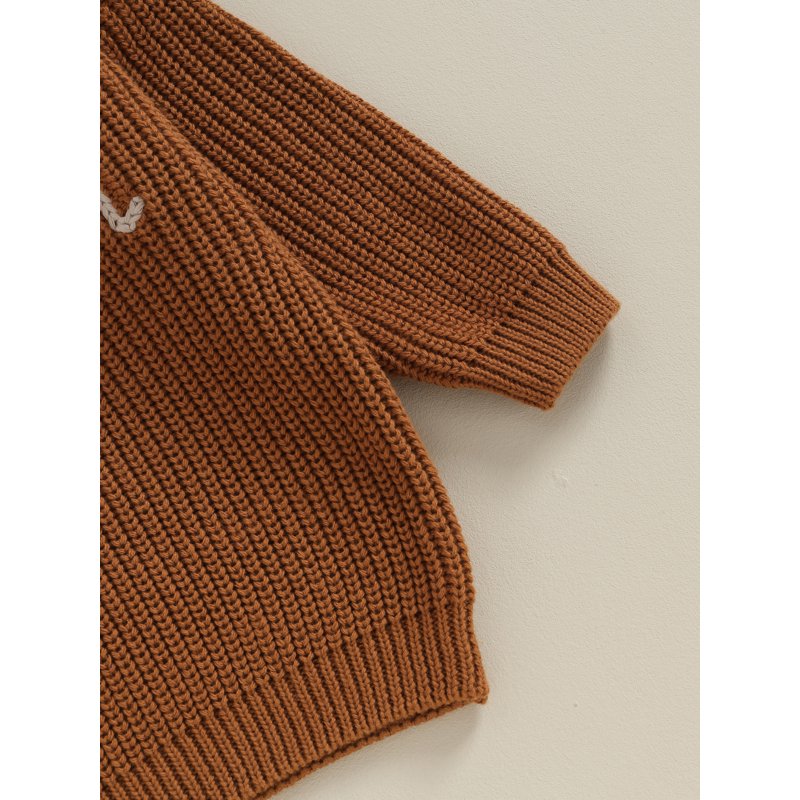 Toddler Baby Boy Girl Halloween Knit Sweater - Style 3, 12-18 Months