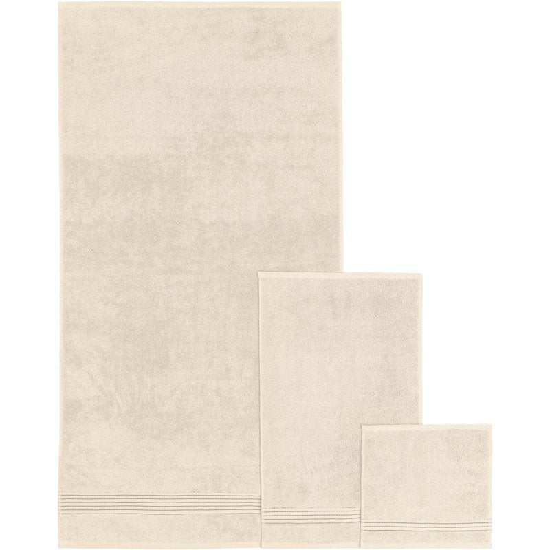 Elegant Comfort Ivory 6-Piece Cotton Towel Set - Turkish 680 GSM Plush Bath & Hand Towels