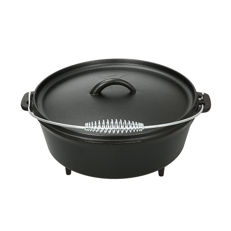 5-Quart Pre-Seasoned Nonstick Cast Iron Dutch Oven with Bail Handle