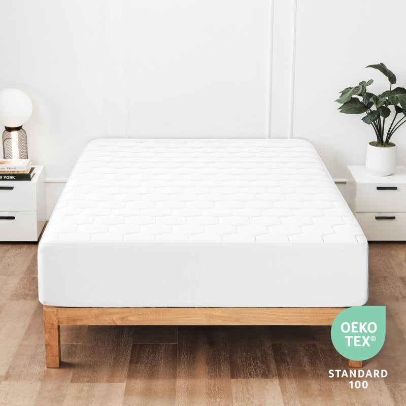 Queen Waterproof Mattress Protector Fitted Cover Deep Pocket White